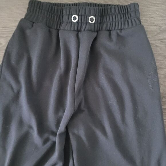 For Love And Lemons Black Jogger Sweatpants Size Small Athleisure Grunge - Picture 2 of 11